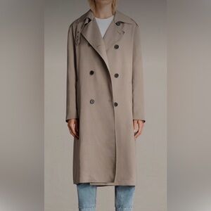 Allsaints Sirena Mac trench coat